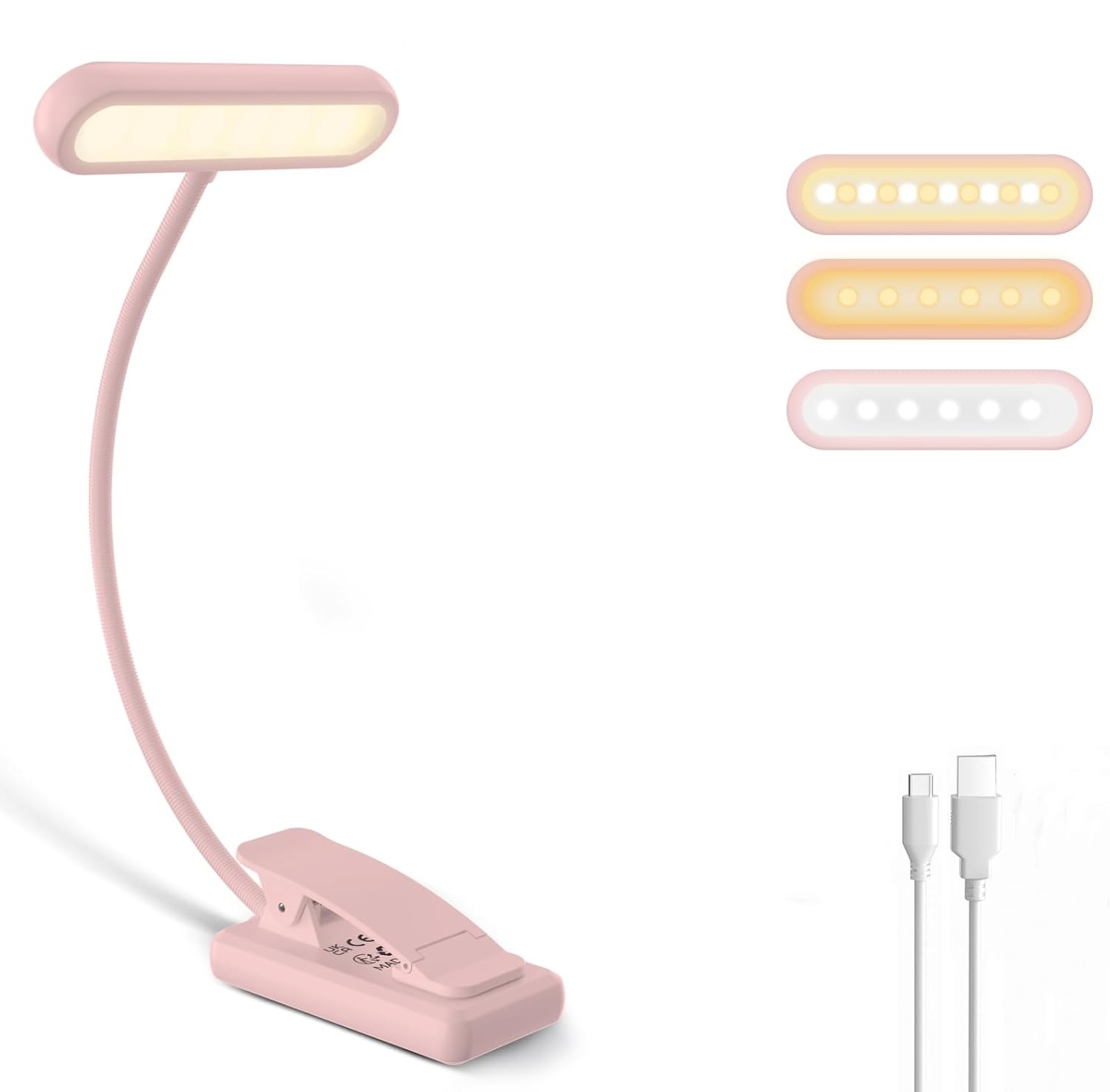 Reading Lamp Book Clamp Black/ - Desk Setup Lamp 评论和价格