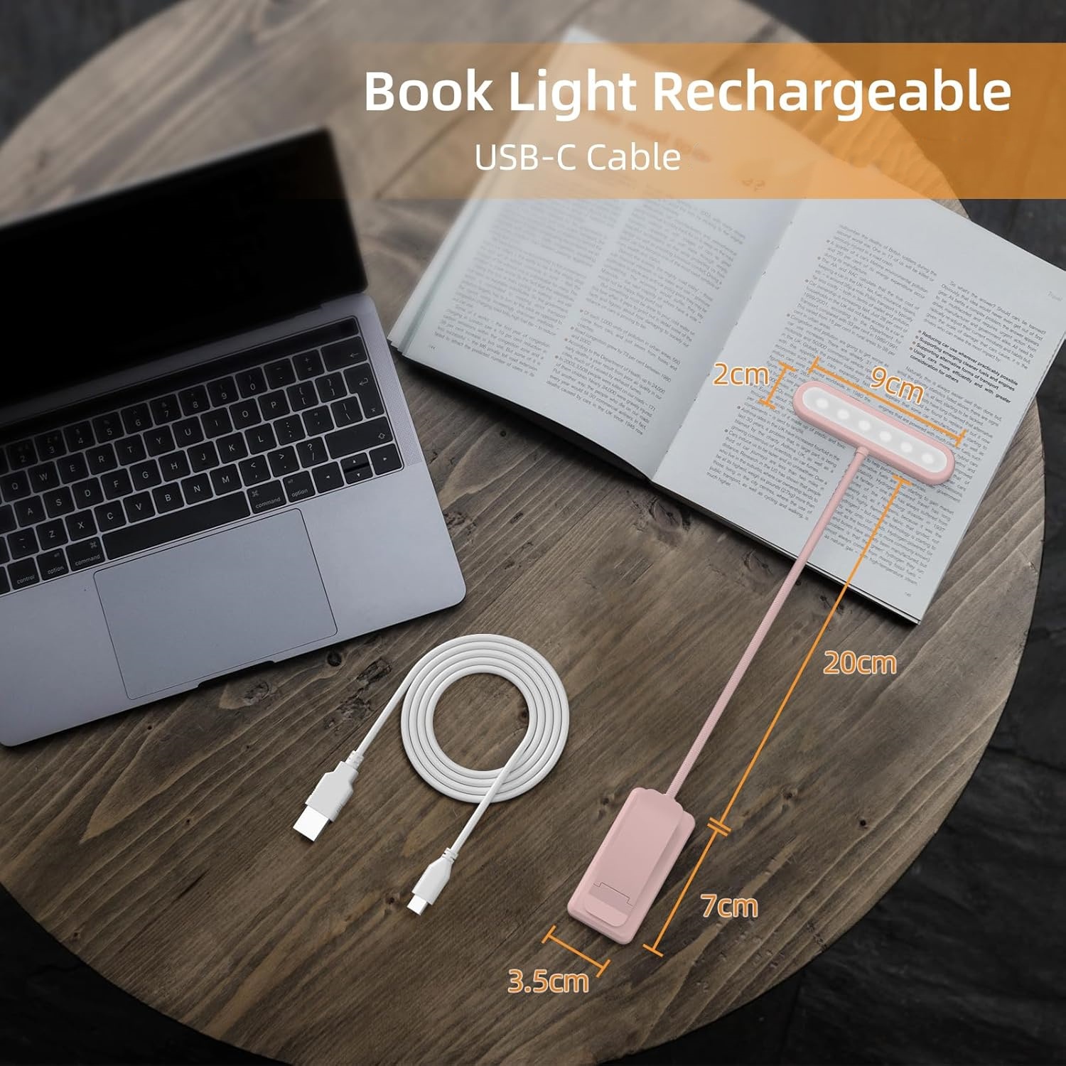 Reading Lamp Book Clamp Black/ - Desk Setup Lamp 评论和价格