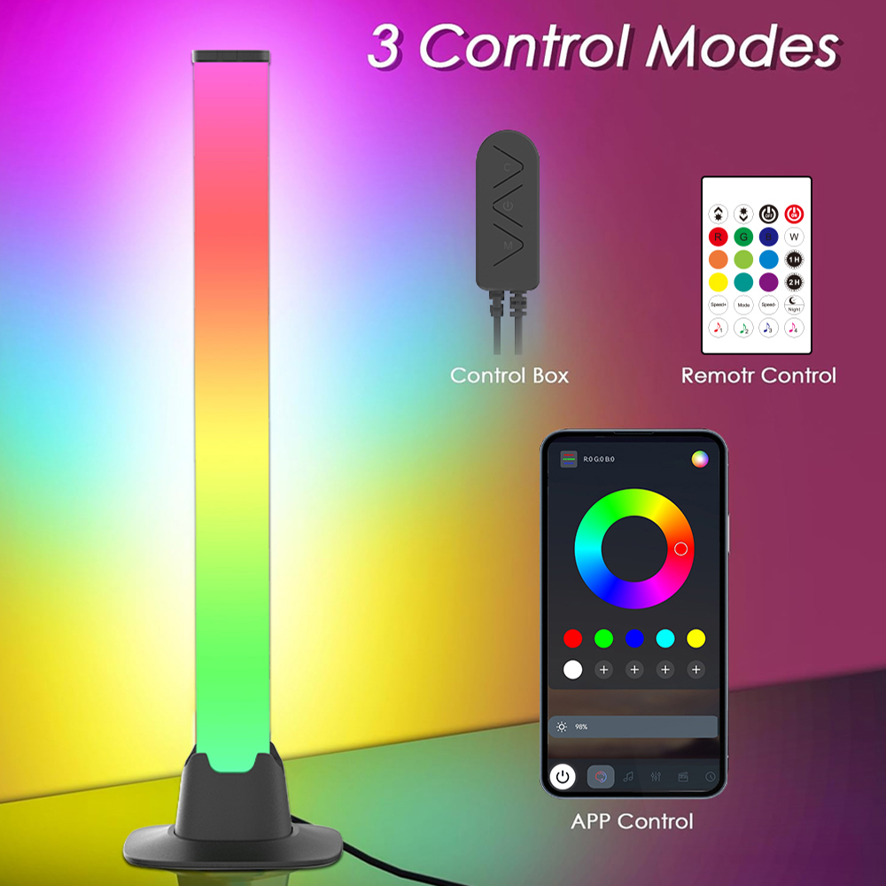 Desktop Setup RGB LED Lights B - Desk Setup With Tv 评论和价格