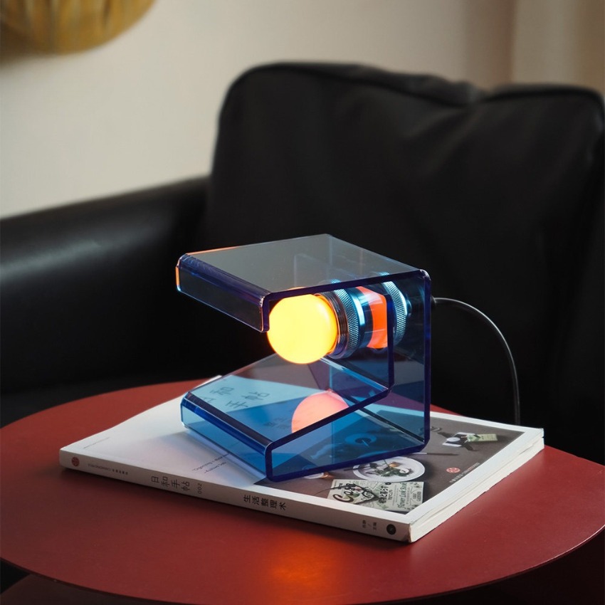 Modern Acrylic Cube Table Lamp - Desk Setup Minimalist 评论和价格