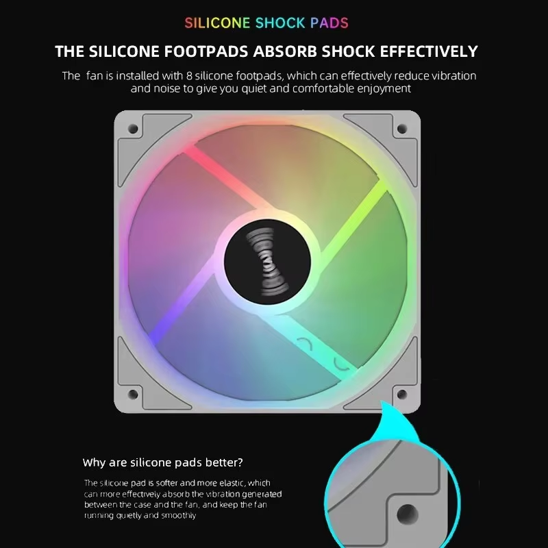 120mm PC Case Fan 12V RGB Cycl - Desk Setup Lamp 评论和价格